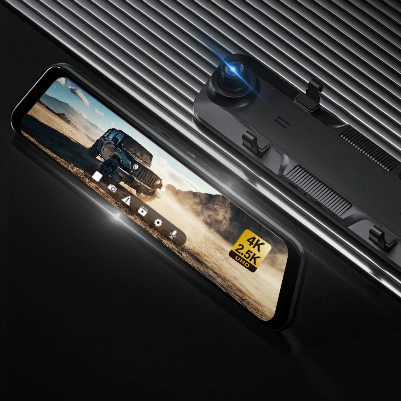 WOLFBOX G900 ミラー型4K＋2.5K 前後カメラ ドライブレコーダー WOLFBOX G900 4K+2.5K Touch Screen Parking Monitoring Dash Cam