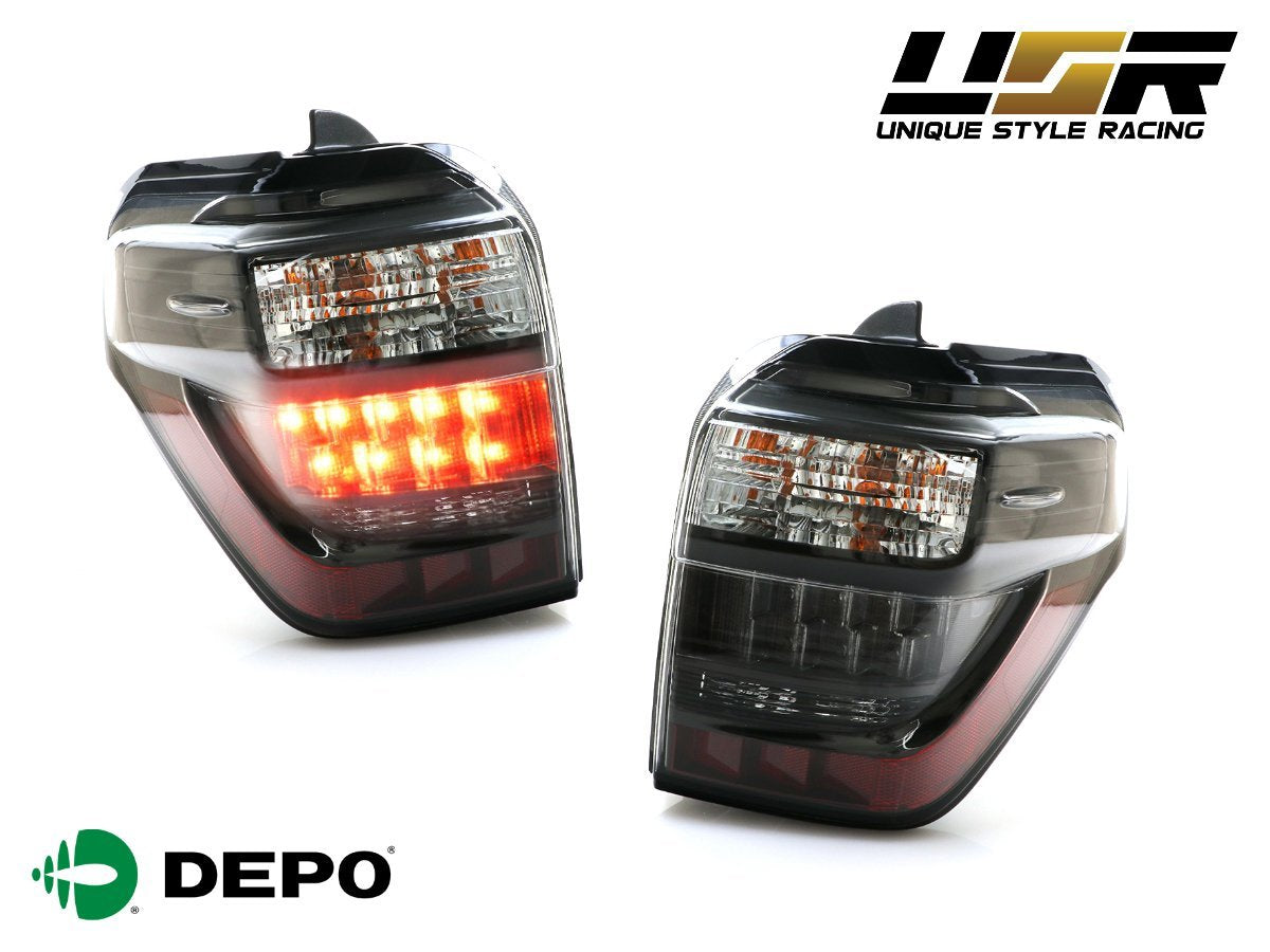 USR DEPO 2010-2021 4Runner Black-Out Facelift 2014+ Style LED Tail Lights