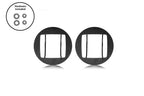 LED Fog Light Pod Replacements Brackets Kit For 2005-2011 Toyota Tacoma