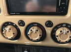 Climate Knobs (FJ Cruiser) - WHITE