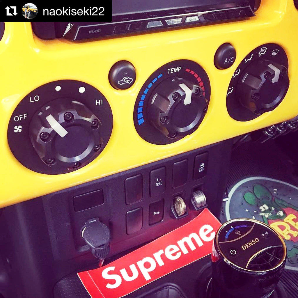 Climate Knobs (FJ Cruiser) - HERITAGE BLUE
