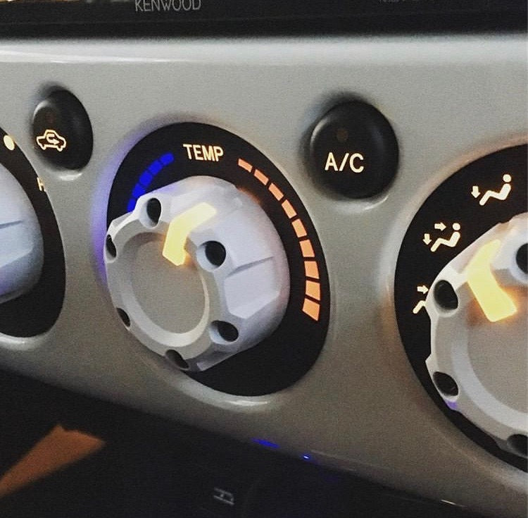 Climate Knobs (FJ Cruiser) - QUICKSAND