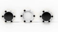 Climate Knobs (5th Gen 4Runner) - WHITE