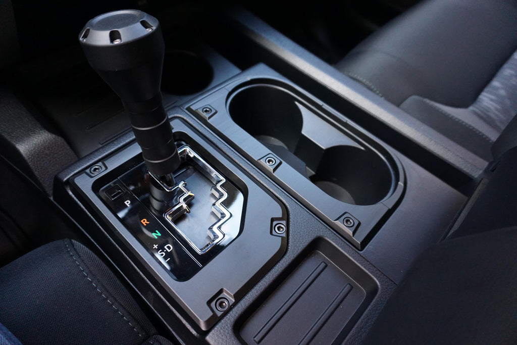 Cup Holder/Shifter Trim Rings (2014-2021 Tundra) - BLACK