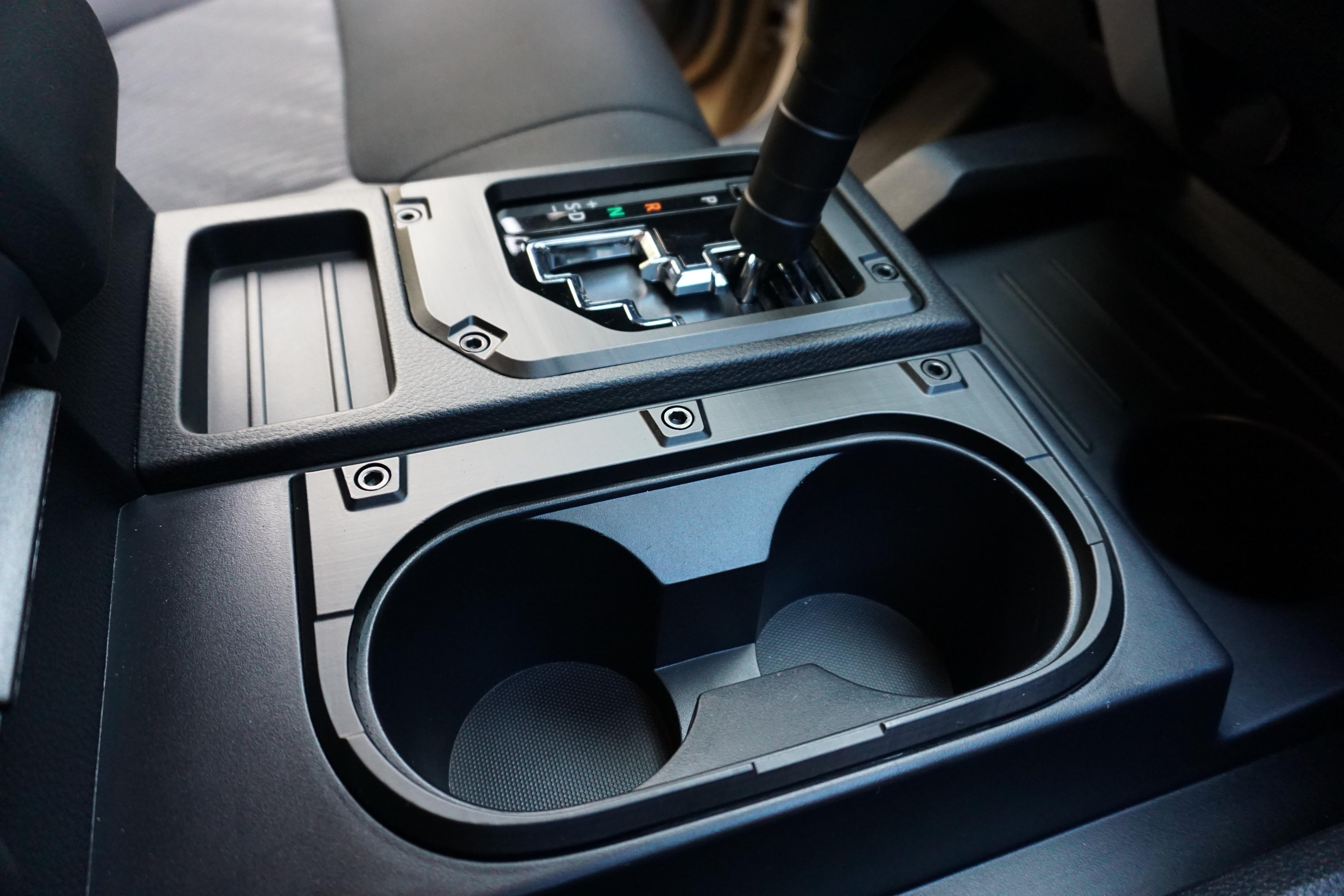 Cup Holder/Shifter Trim Rings (2014-2021 Tundra) - BLACK