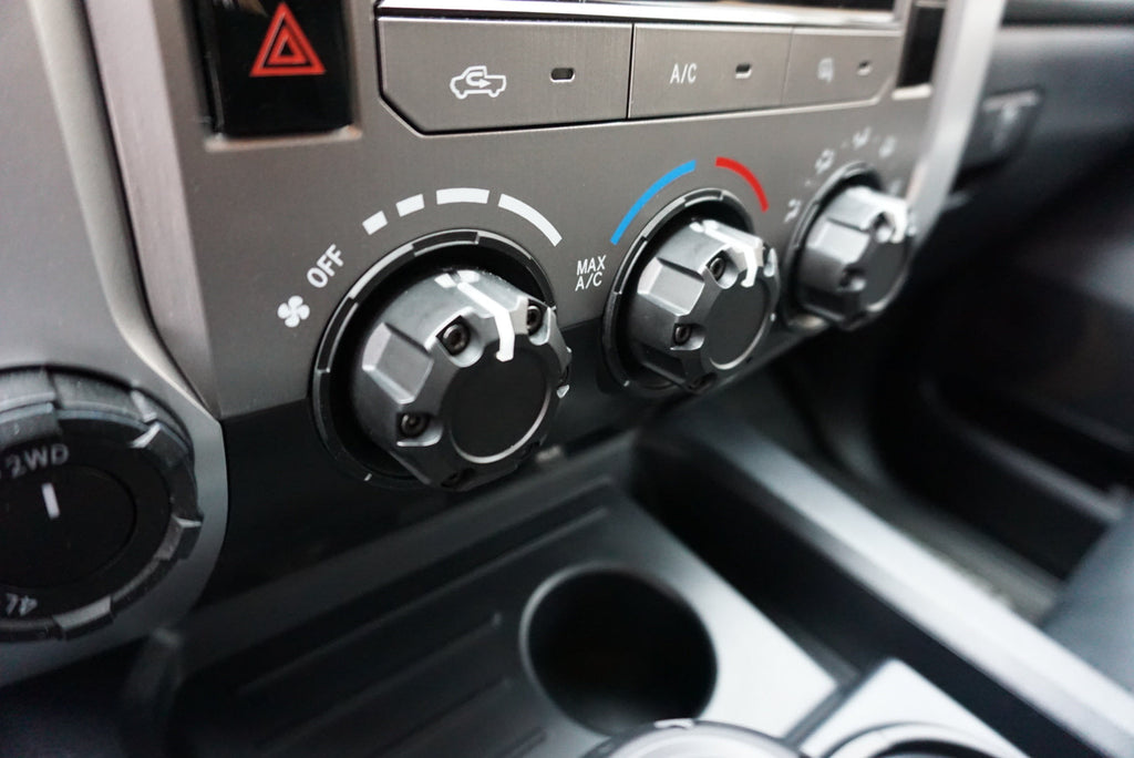 Climate Knob Trim Rings (2014-2021 Tundra) - WHITE