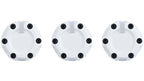 Climate Knobs (FJ Cruiser) - WHITE