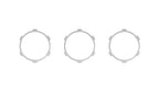 Climate Rings (2016-2023 Tacoma DUAL ZONE) - WHITE