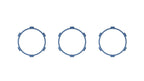 Climate Rings (2016-2023 Tacoma DUAL ZONE) - CAVALRY BLUE