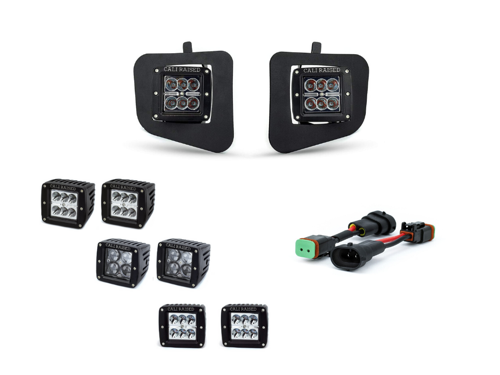 Cali Raised 14-21 TUNDRA LOW PROFILE DITCH LIGHT BRACKETS KIT