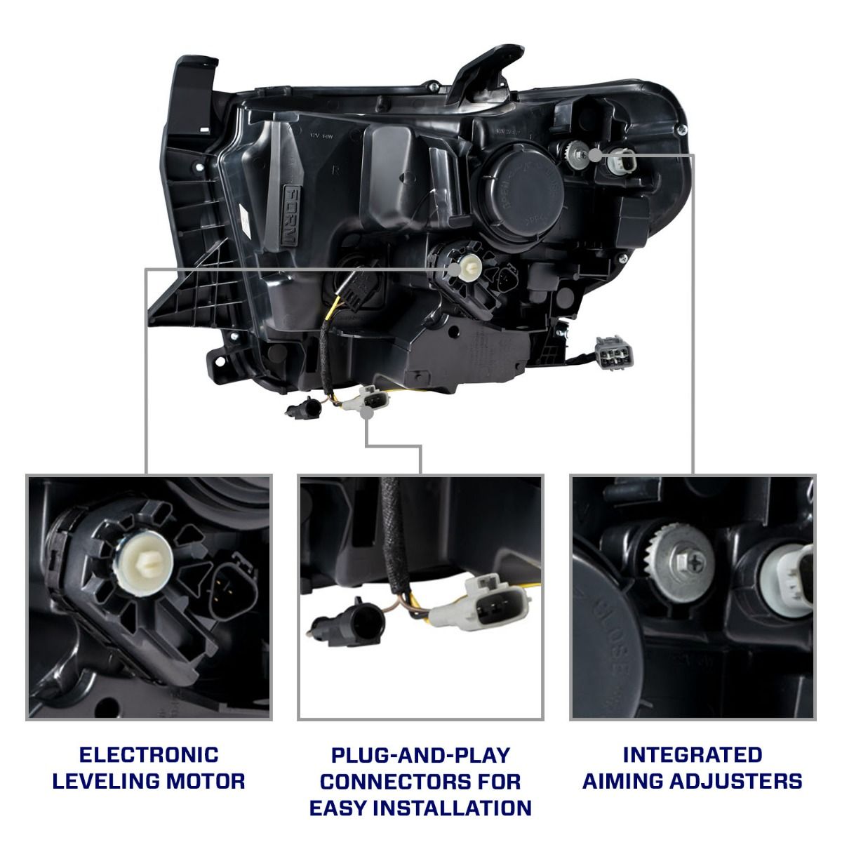 FORM 2014-2021 Tundra LED Projector Headlights