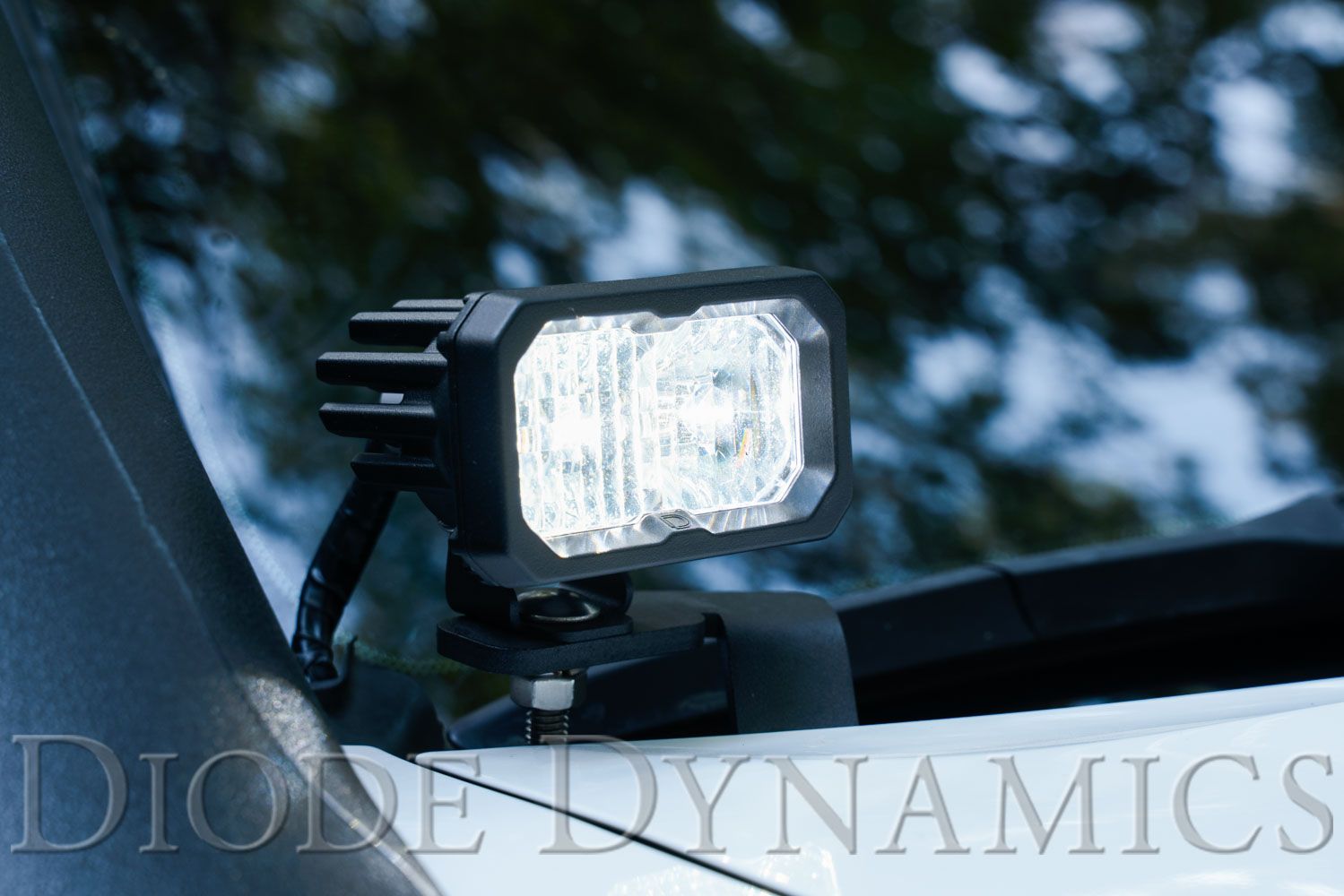 Diode Dynamics | Stage Series 2in LED Ditch Light Kit for 2016-2023 Toyota Tacoma, Pro Yellow