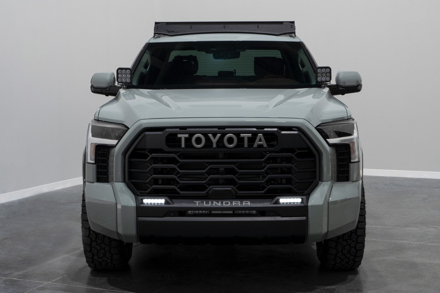 SS6 LED Fog Light Kit for 2022 Toyota Tundra, White Wide