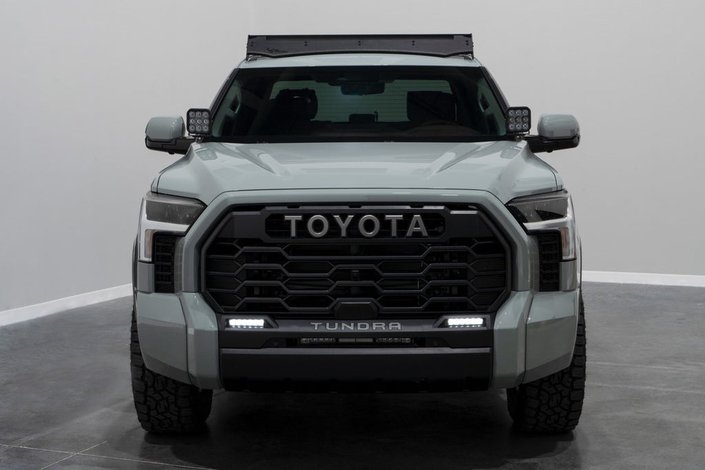 SS6 LED Fog Light Kit for 2022 Toyota Tundra, Amber Wide