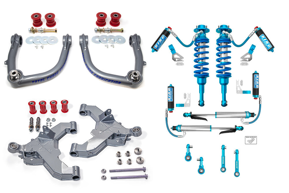 2024+ 250 Series Land Cruiser Total Chaos Mid Travel Lift Kit w/ King 2.5 Front & Rear Adjustable Shocks
