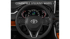 Steering Wheel Emblem Overlay (Select Toyota Models) - CEMENT - AJT DESIGN
