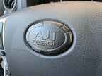 Steering Wheel Emblem Overlay (Select Toyota Models) - VOODOO BLUE - AJT DESIGN