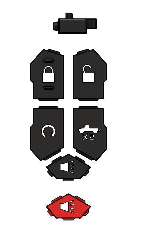 Injection Fob IF018 (2019+ Chevy/GMC Truck) - WHITE