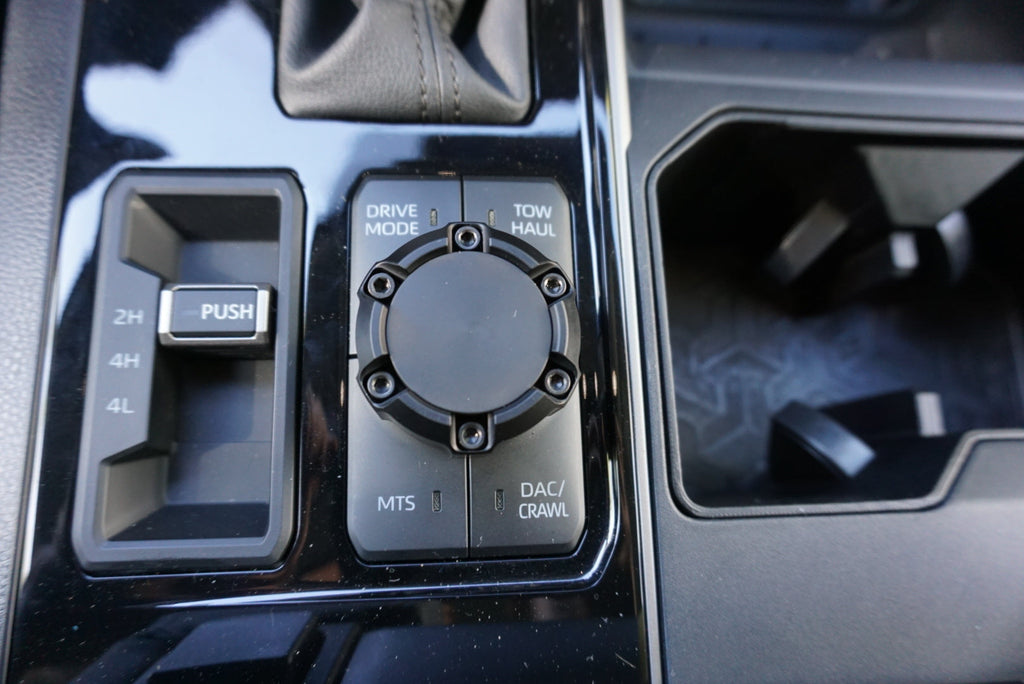 V1 Radio + Drive Mode Knob Set (2022+ Tundra) - BLACK