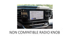 V2 Radio + Drive Mode Knob Set (2022+ Tundra) - BLACK