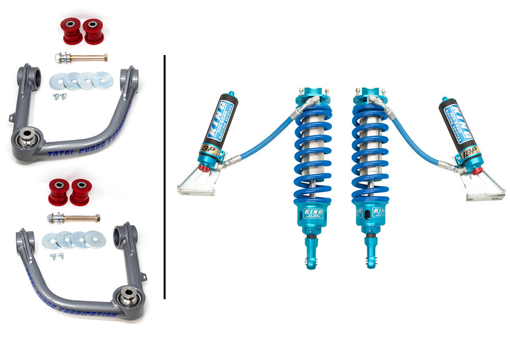 2016-2023 3rd Gen Tacoma King 3.0 Adjustable Coilovers w/ Total Chaos Upper Control Arms