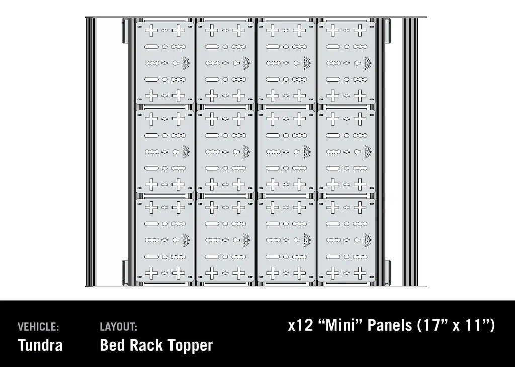 Toyota Tundra Bed Rack - DRIFTR Topper (Add-on)