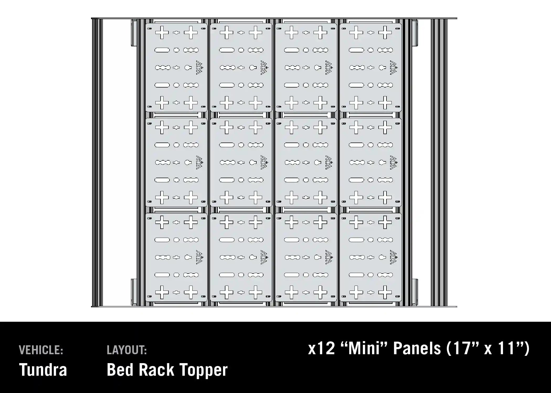 Toyota Tundra Bed Rack - DRIFTR Topper (Add-on)