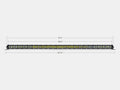Cali Raised 42" Slim Single Row LED Bar