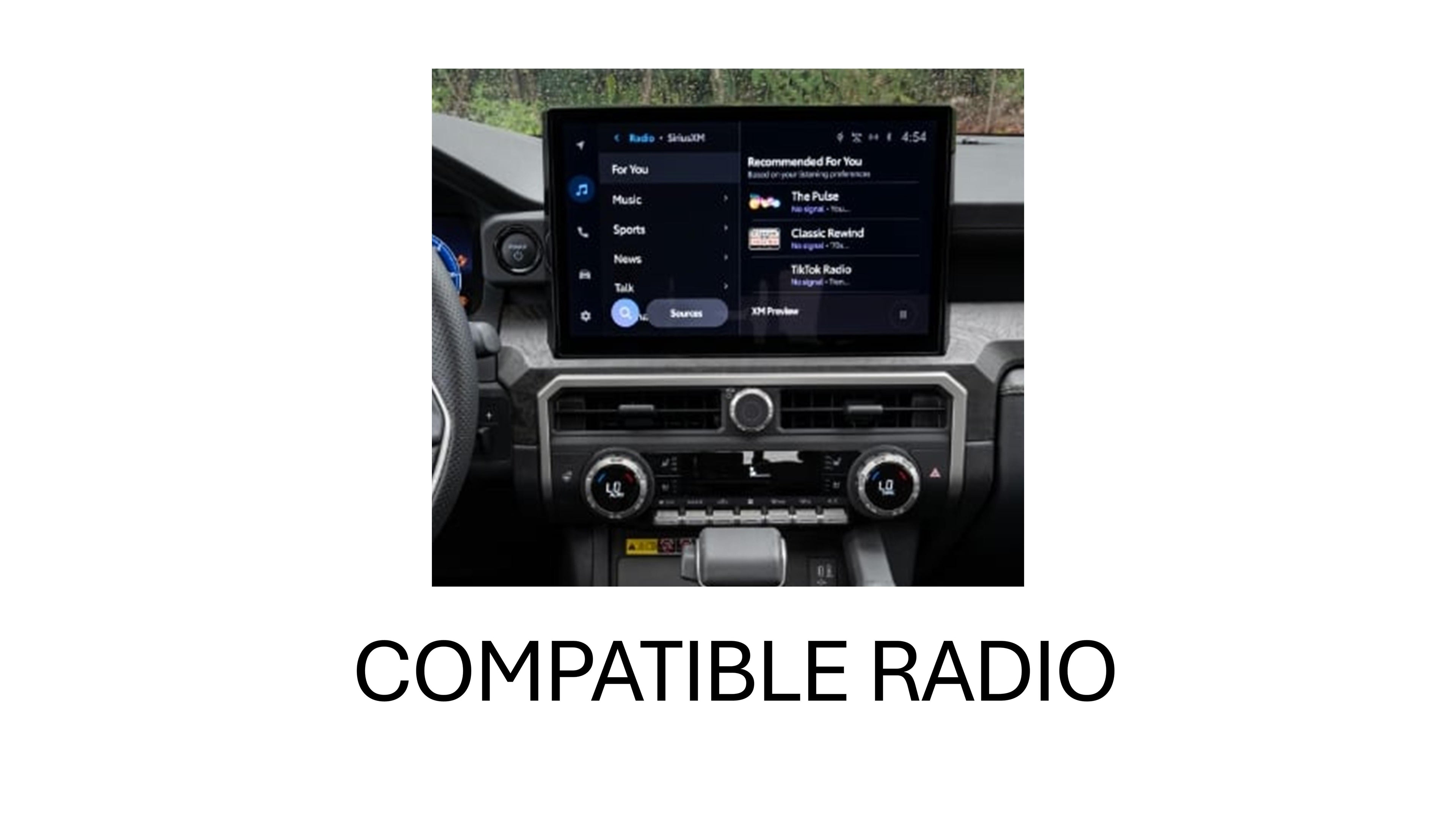 V1 Radio Knob (2022+ Tundra / 2024+ Tacoma / 2025+ 4Runner) - BLACK