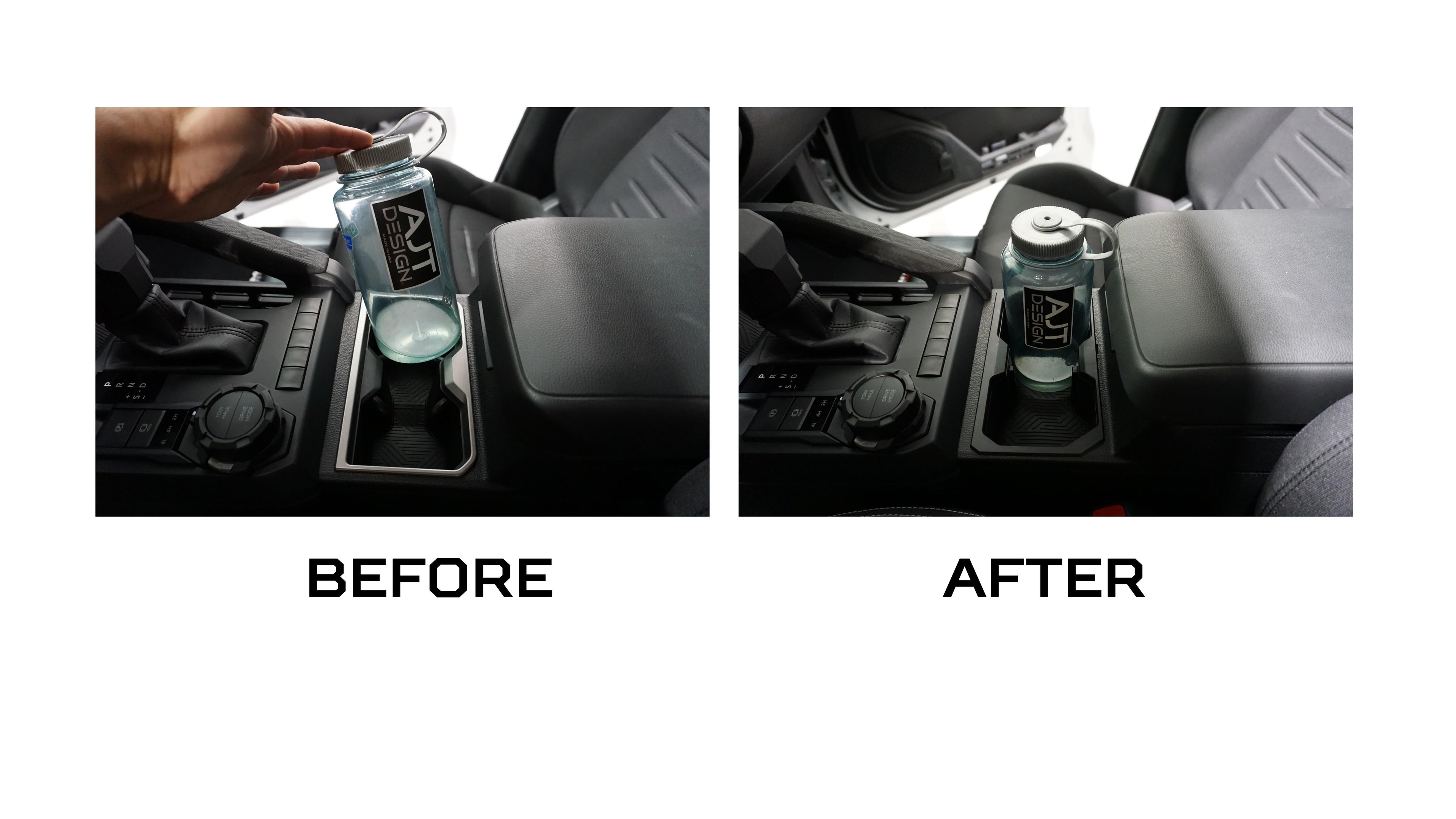 Oversize Cup Holder (2024+ Tacoma) - RED/BLACK