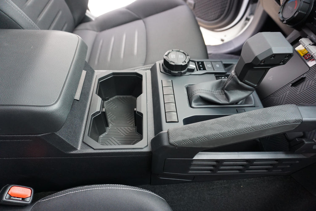 Oversize Cup Holder (2024+ Tacoma) - WHITE/BLACK