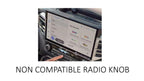 Radio Knob (2022+ Tundra 8" Screen) - CEMENT