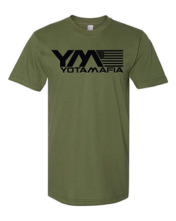 YM Flag Tee Heather Green Edition