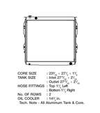 00-06 Tundra/Sequoia CSF Performance Radiator