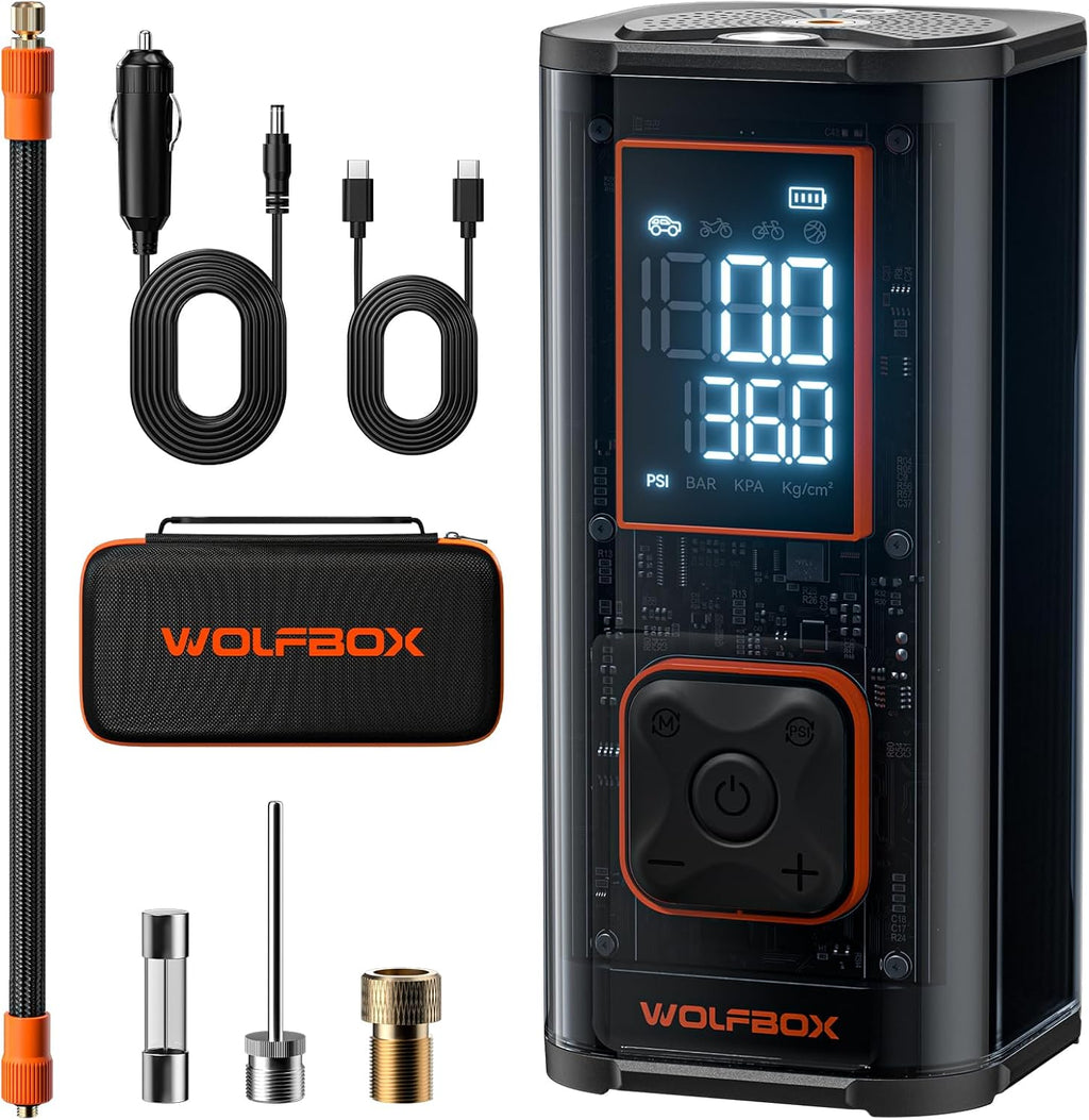 WOLFBOX MegaFlow24 Pro Portable Tire Inflator & Deflators