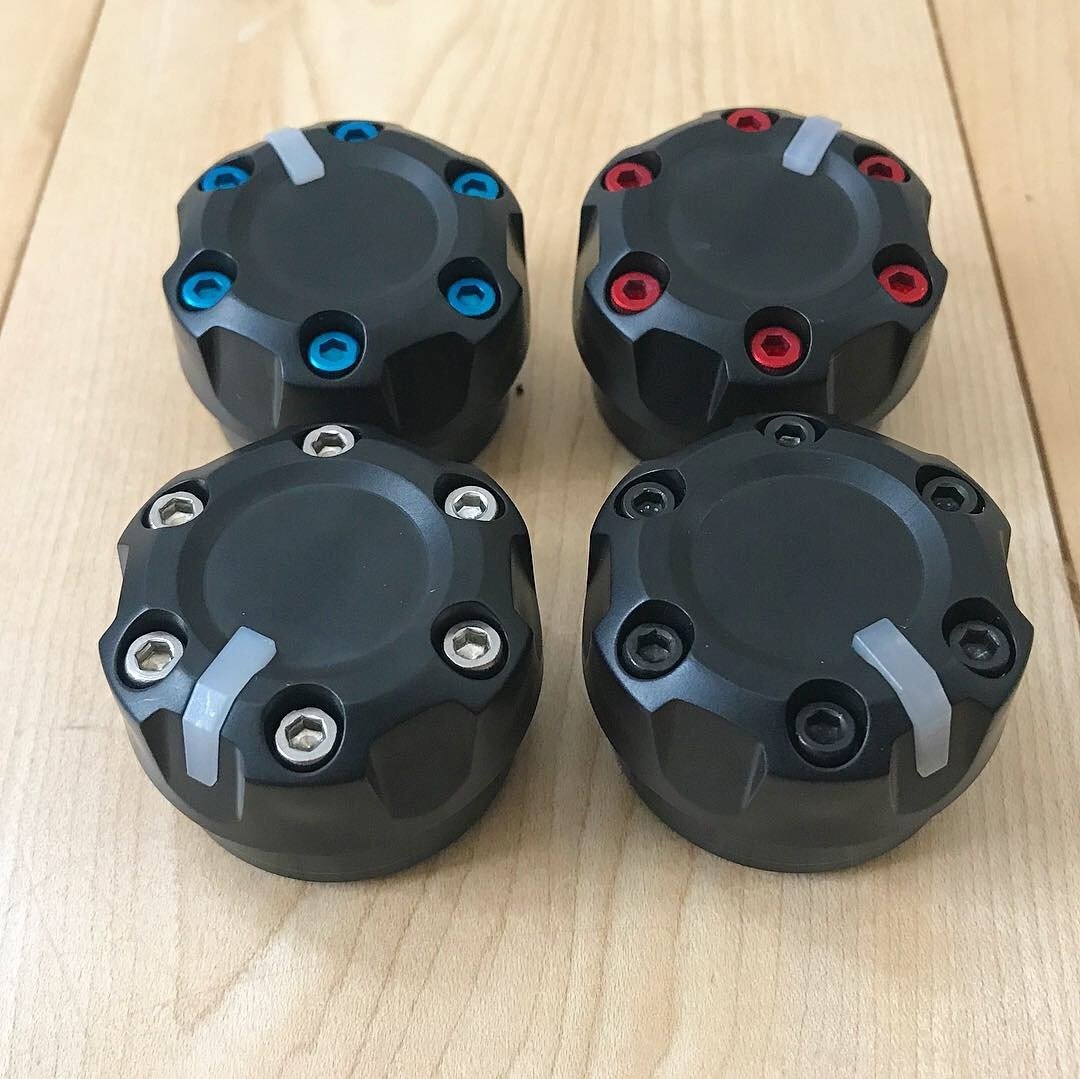 Climate Knobs (2005-2015 Tacoma) - 3 PACK - BLACK