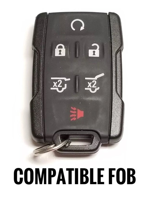 Injection Fob IF010 (V1 2014-2018 Chevy/GMC) - ARMY GREEN