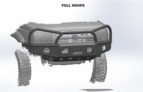 96-02 3rd Gen 4Runner Closed Wing Hybrid Bumper - DIY Kit - True North Fabrications