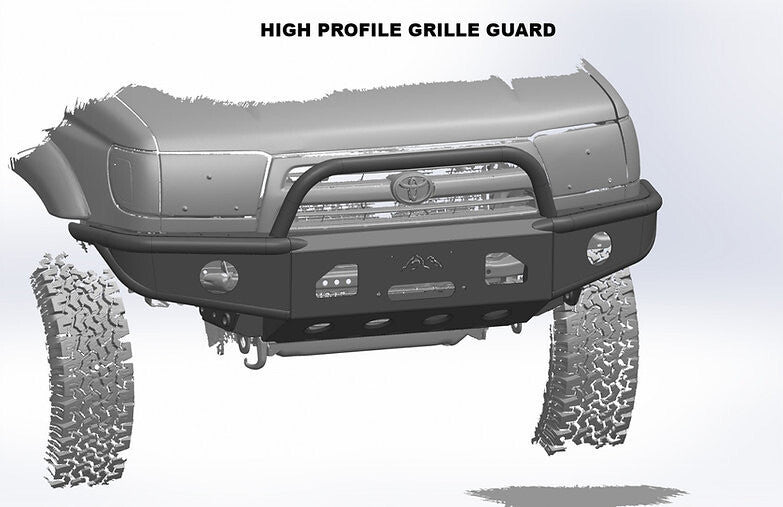 96-02 3rd Gen 4Runner Plate Bumper - DIY Kit - True North Fabrications