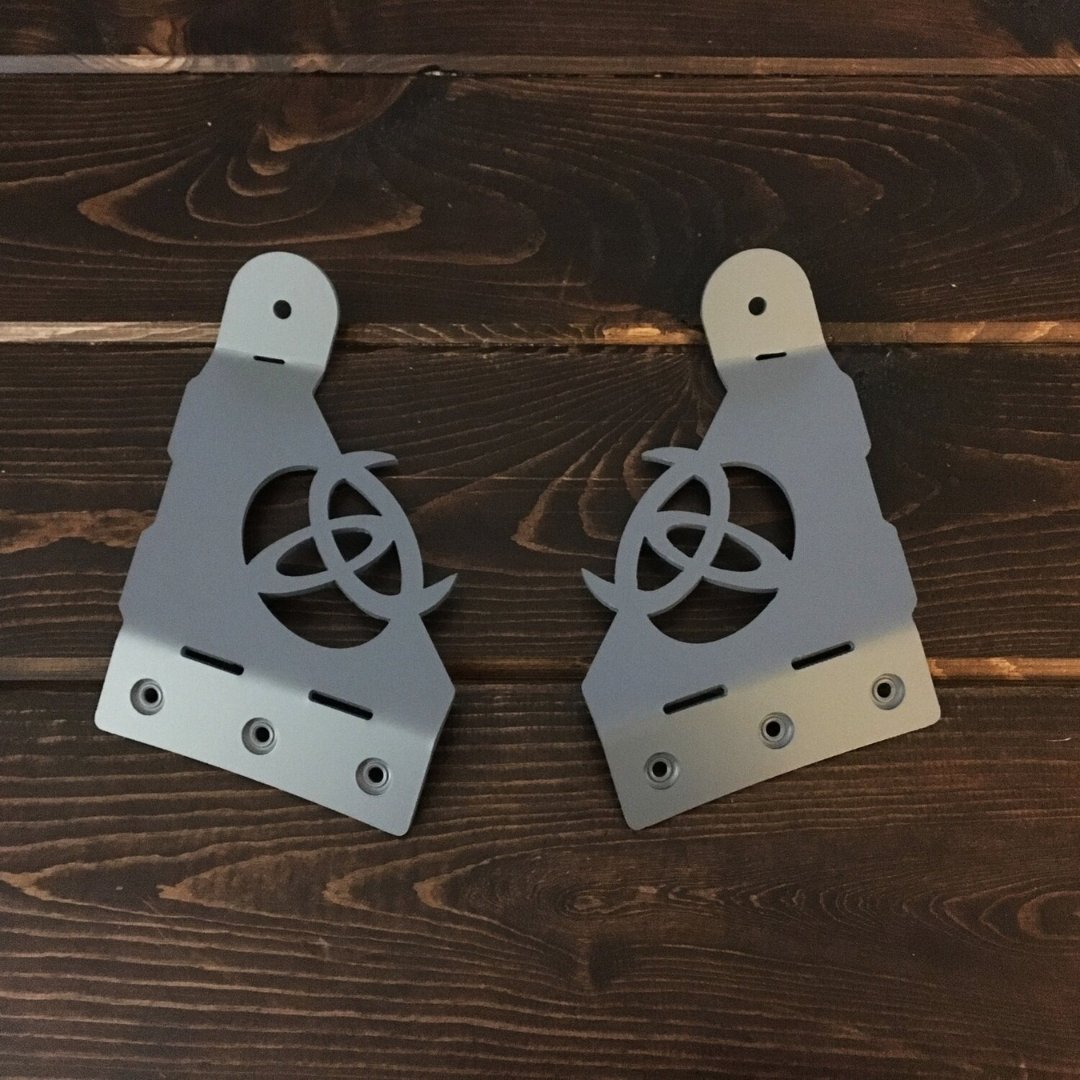 96-02 4Runner / 96-04 Tacoma 42" Curved Light Bar Brackets - Devil Horn - True North Fabrications