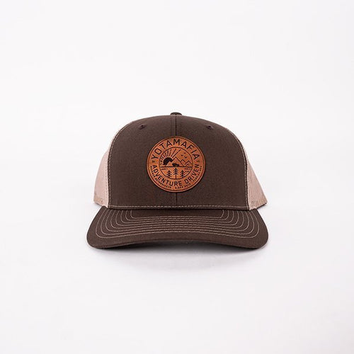 Adventure Driven Circle Patch Hat | Brown / Khaki