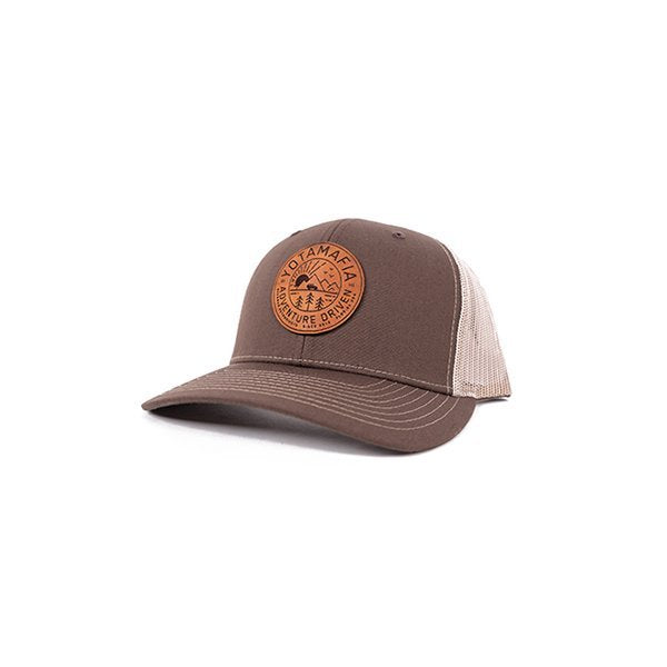Adventure Driven Circle Patch Hat | Brown / Khaki