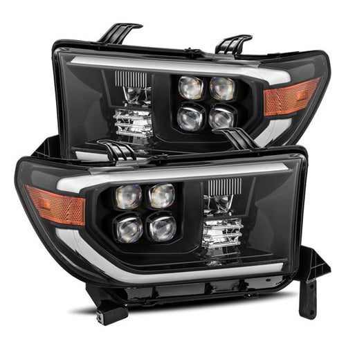 AlphaRex NOVA-Series LED Projector Headlights Black For 2nd Gen Tundra (2007-2013)