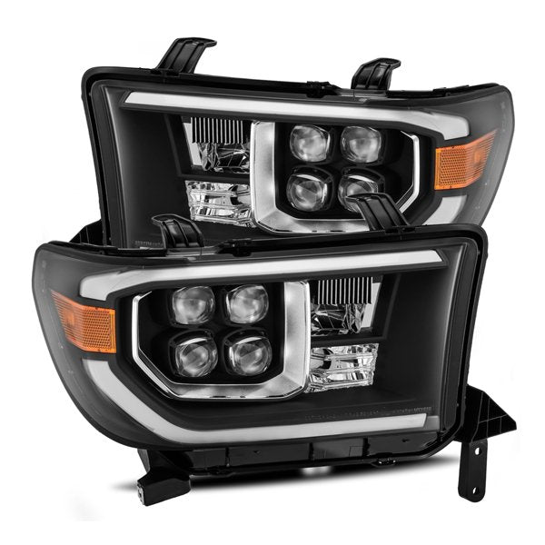 AlphaRex NOVA-Series LED Projector Headlights Black For 2nd Gen Tundra (2007-2013)