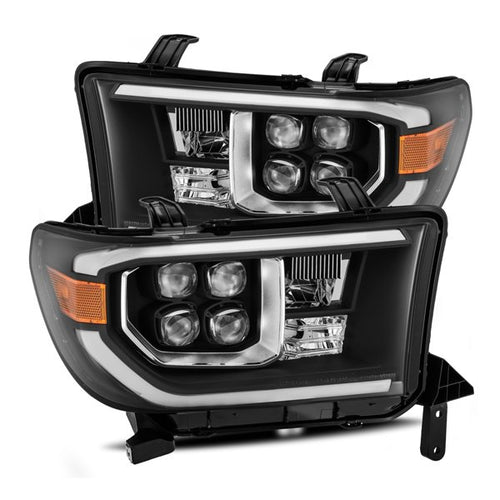 AlphaRex NOVA-Series LED Projector Headlights Black For 2nd Gen Tundra (2007-2013)