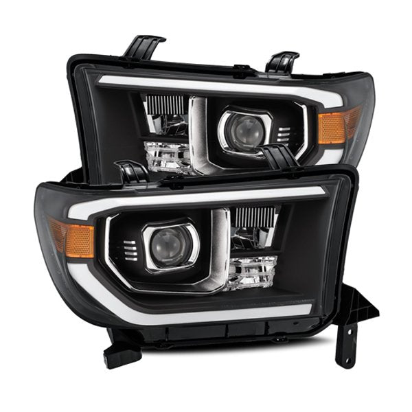 AlphaRex PRO-Series LED Projector Headlights Black For 2nd Gen Tundra (2007-2013)