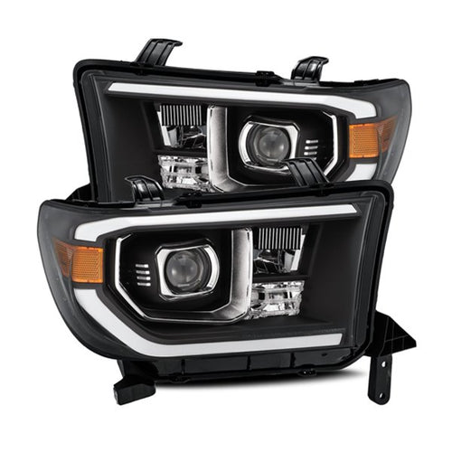 AlphaRex PRO-Series LED Projector Headlights Black For 2nd Gen Tundra (2007-2013)
