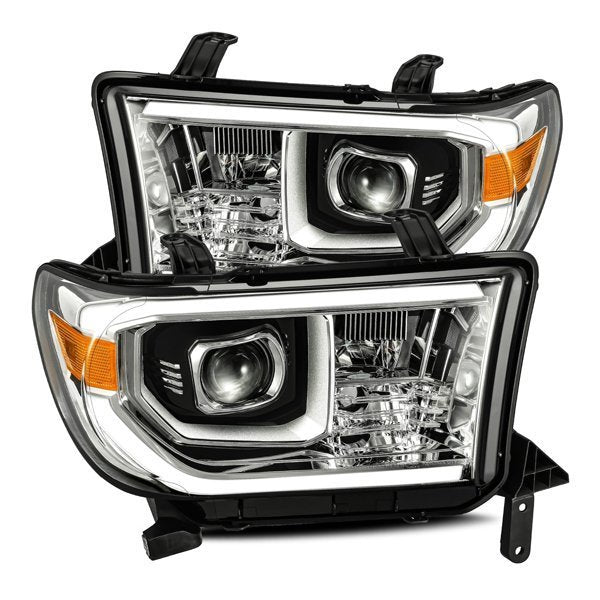 AlphaRex PRO-Series LED Projector Headlights Chrome For 2nd Gen Tundra (2007-2013)