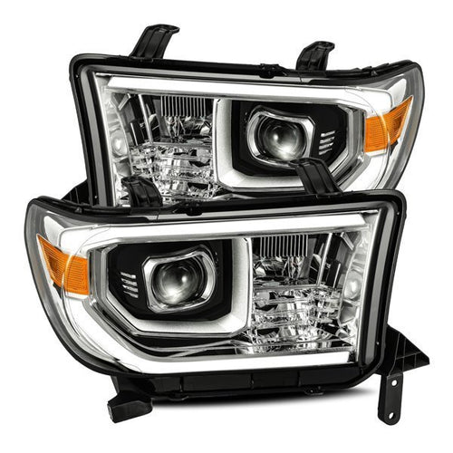 AlphaRex PRO-Series LED Projector Headlights Chrome For 2nd Gen Tundra (2007-2013)
