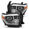 AlphaRex PRO-Series LED Projector Headlights Chrome For 2nd Gen Tundra (2014+)